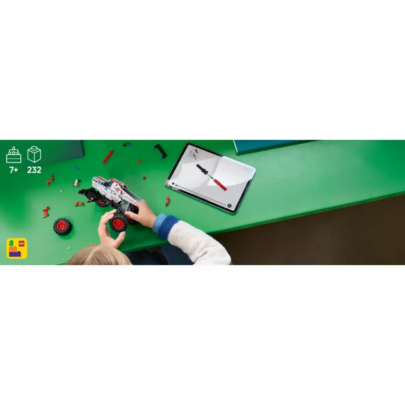 LEGO TECHNIC 42200 Monster Jam™ ThunderROARus™ su atbuline pavara