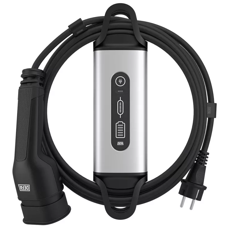 Dometic DEFA eMove, juoda, 2 tipas, juoda, kampuota, tiesi, IP67