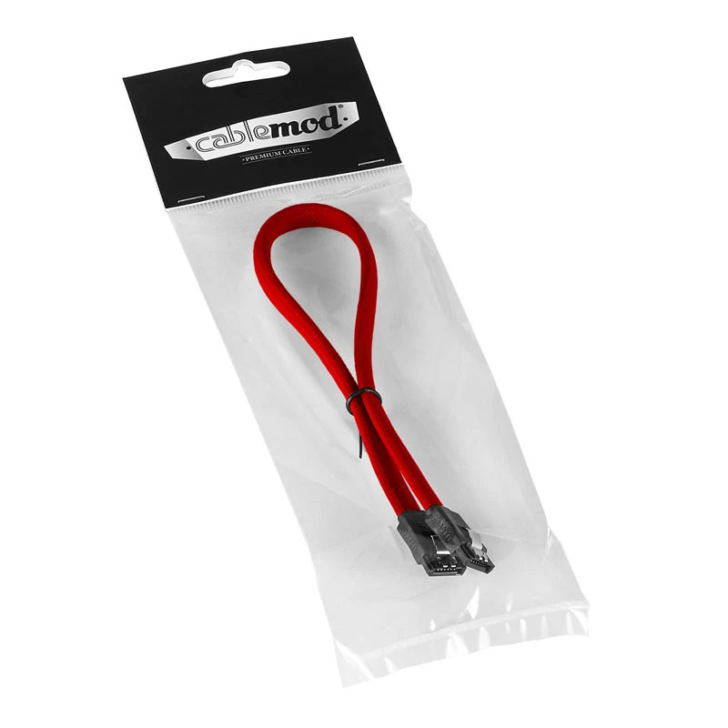 ModMesh SATA 3 kabelis 30 cm - raudonas - kabelis - skaitmeninis/duomenų (CM-CAB-SATA-N30KR-R)
