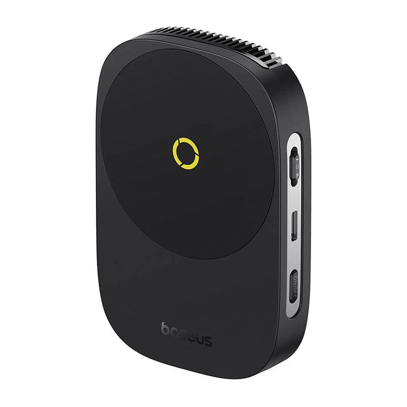 Baseus MagPro II itin plonas telefono aušintuvas su įkrovikliu (juodas)