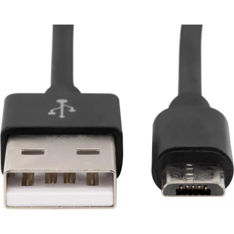 “Ansmann 1700-0076 1,2 m USB A – Micro-USB juodas telefono laidas (1700-0076)”