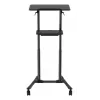 Stovimas stalas Gembird TVS-DESK-01-BK juodas 20 kg 1110-1345 mm
