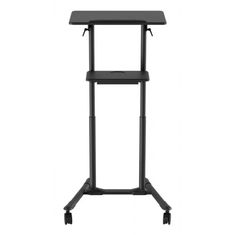 Stovimas stalas Gembird TVS-DESK-01-BK juodas 20 kg 1110-1345 mm
