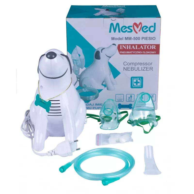 Inhaler Mesmed MM-500 Piesio pneumatinis-stūmoklinis nešiojamas dizainas