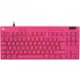 Logitech G PRO X TKL RAPID klaviatūra, žaidimų, USB, QWERTY, rožinė