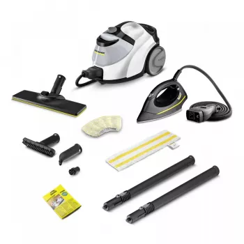 Kärcher SC 5 EasyFix IRON cilindrinis garų valytuvas 1,5 l 2250 W juodas, baltas