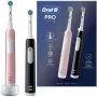 Elektrinis dantų šepetėlis Oral-B Pro 1 Duo — Juoda/Rožinė, 2 valymo režimai