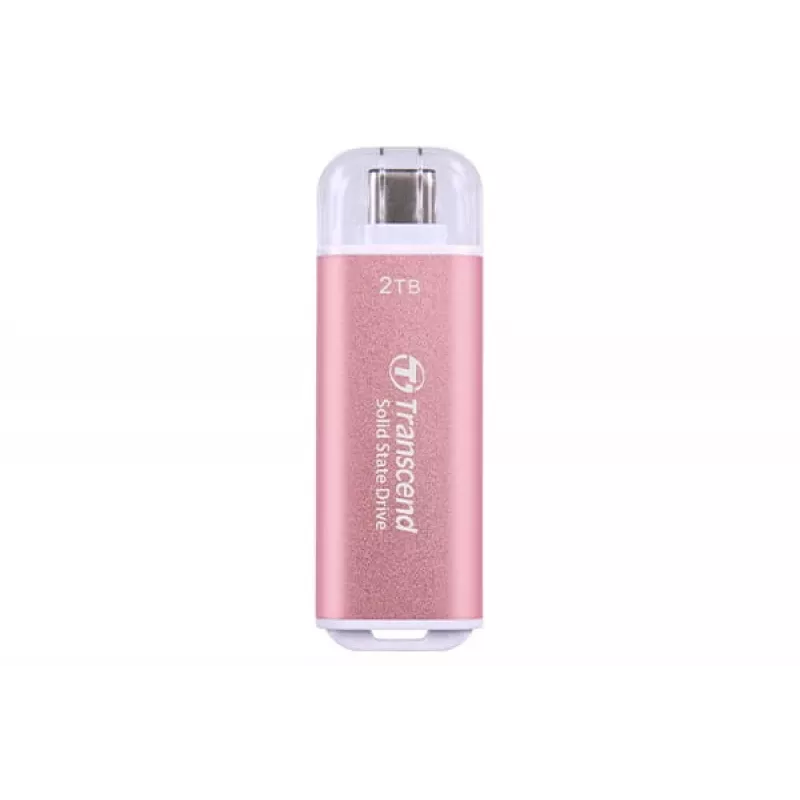 Išorinis kietojo kūno diskas TRANSCEND TS2TESD300P 2 TB USB Type-C, iki 1050/950 MB/s, aliuminis, mėlynas