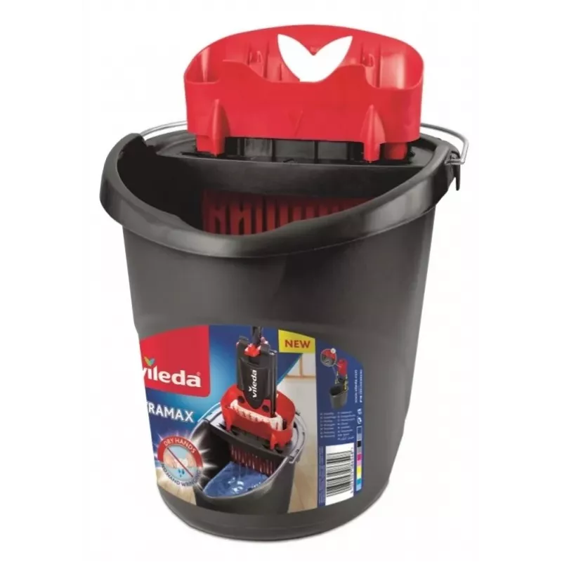 Vileda Ultramax Complete Mop & Bucket Set, Pilka