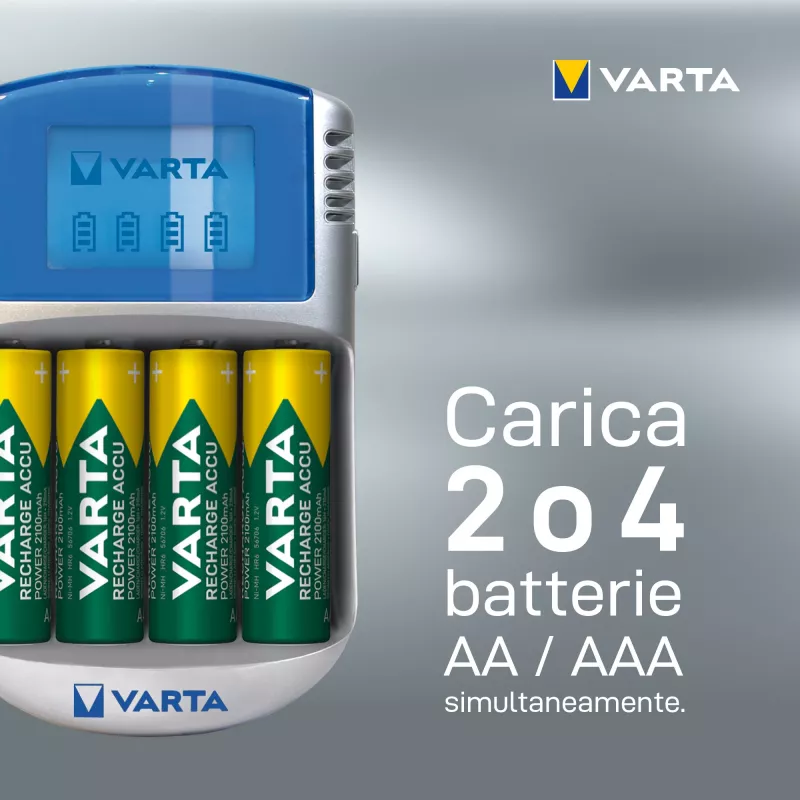 Baterijos įkroviklis Varta POWERLCD