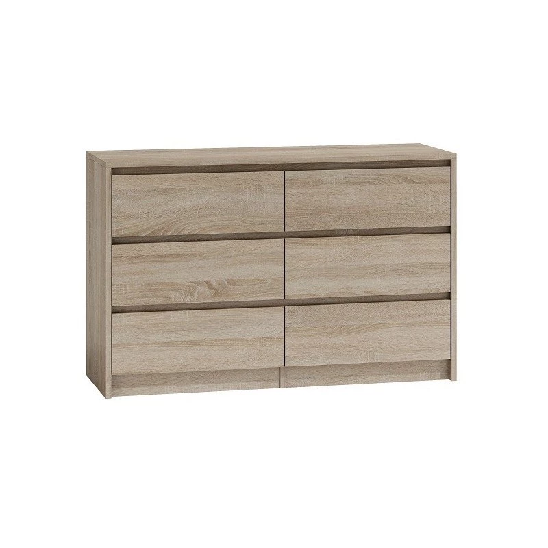 Topeshop K120 SONOMA 2X3 komoda