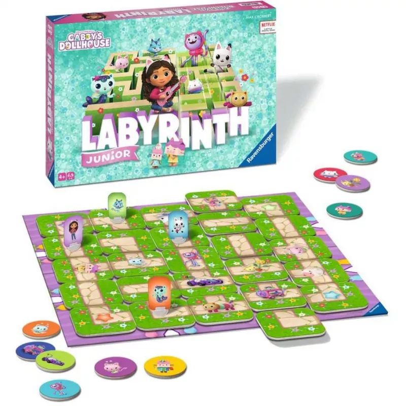 Gabby's Dollhouse Junior Labyrinth, stalo žaidimas