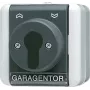 JUNG 806.18 W - raktinis jungiklis - 2P - laidinis - juoda - balta - IP44 - 250 V