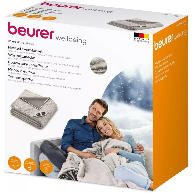 Beurer HD 150 XXL elektrinė antklodė, skalbianti, 6 šilumos lygiai