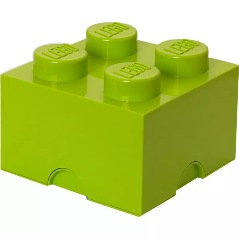 LEGO Storage Brick 4 Light Green, Storage Box Green