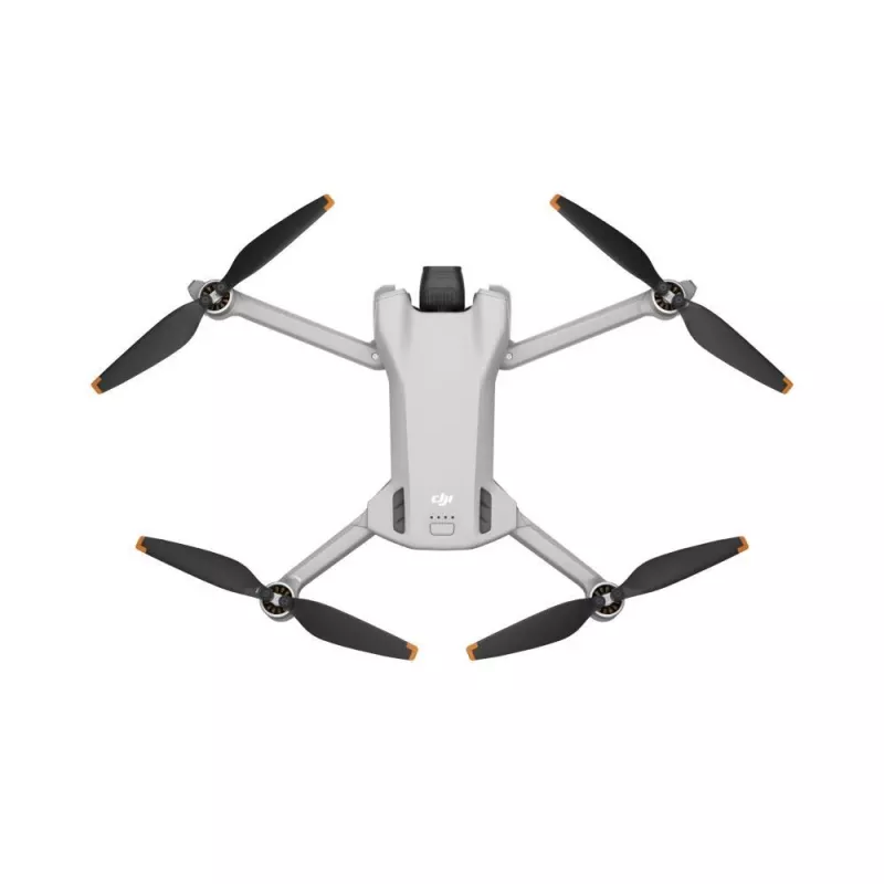 Quadcopter DJI Mini 3 Fly More Combo — 4 rotorių dronas, 12 MP 4K kamera, 10 000 m atstumas, 10,55 m/s maks. greitis, 2453 mAh baterija, 0,248 kg, pilka