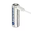 Baterijos elementas 18500 3,7V Li-ion 2100mAh su USB-C