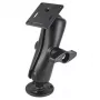 RAM Mounts dvigubas rutulinis laikiklis su 75x75 mm VESA plokšte ir fiksavimo veržle