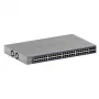Valdomas gigabitinis PoE komutatorius NETGEAR GS752TXUP — 48× Gigabit RJ-45, 10G palaikymas, 1U stovas, 176 Gbit/s perjungimo pajėgumas