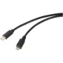 Renkforce USB laidas USB 2.0 USB-C® kištukas, USB-Micro-B kištukas 1,00 m juodas apvalus RF-5719754 (RF-5719754)