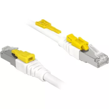 Tinklo kabelis DeLOCK 85330 RJ-45 Cat6a 0,5 m baltas