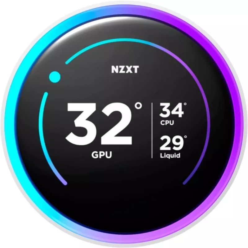 Nzxt RL-KR24E-W2 Display Baltas