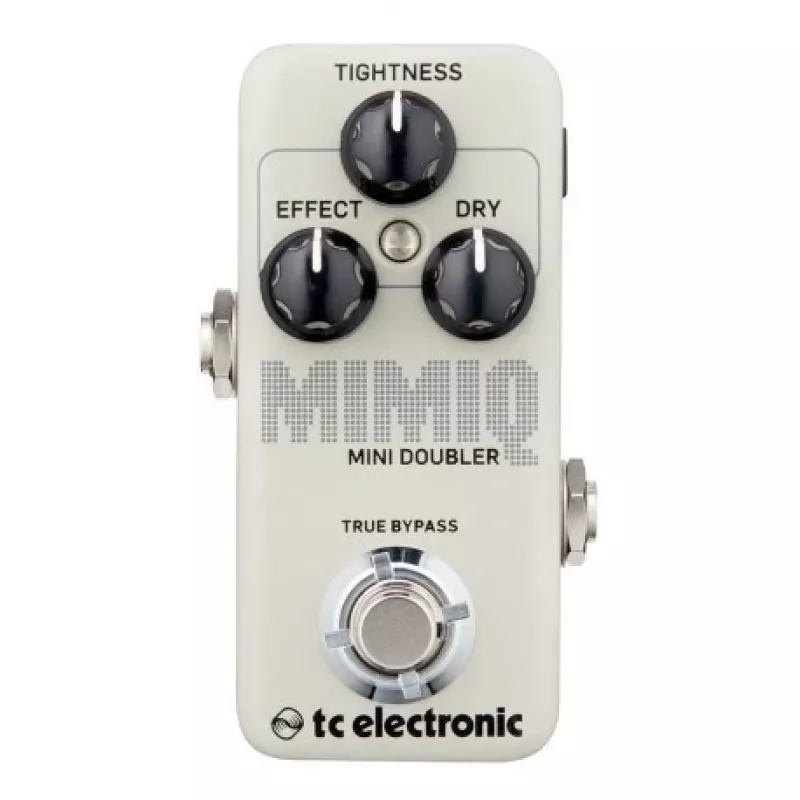 Gitaros efektų pedalas TC Electronic Mimiq Mini — dubliavimo efektas, kompaktiškas tikrasis apeinamasis