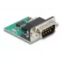 DeLOCK 90781 nuoseklus keitiklis kartotuvas izoliatorius USB 2.0 RS-232 juodas žalias