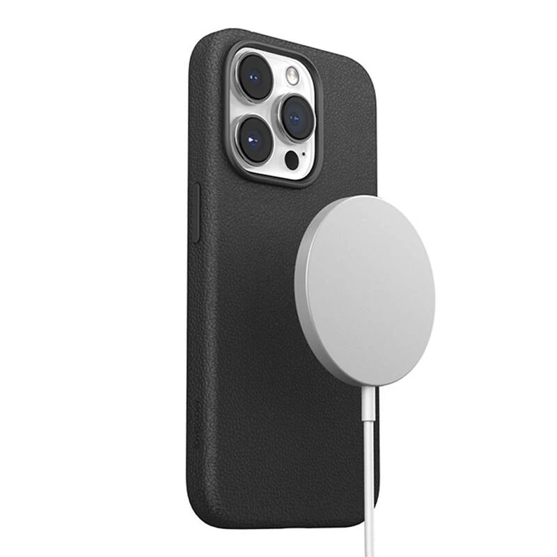 Telefono dėklas Joyroom JR-BP006 — magnetinis apsauginis dėklas iPhone 15 Pro Max, juodas