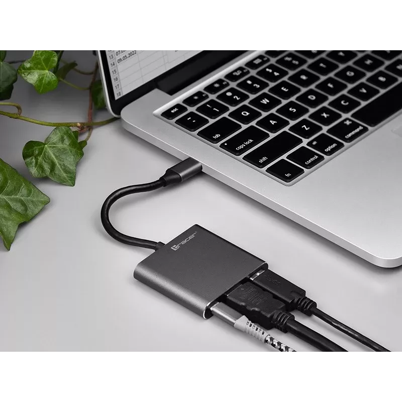 Adapter A-1, USB-C HDMI 4k, USB 3.0, PDW 100W