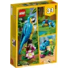 LEGO konstravimo rinkinys Egzotiška papūga 31136 — Creator parodomasis modelis, 253 dalys, 220×120×110 mm