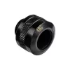 Jungtis Alphacool 17471 — žalvaris juoda, Ø22 mm, aukštis 20 mm