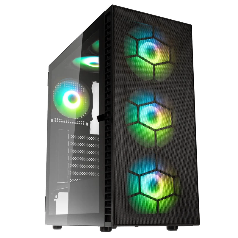 Kolink Observatory HF Plus Mesh ARGB Midi-Tower - juodas