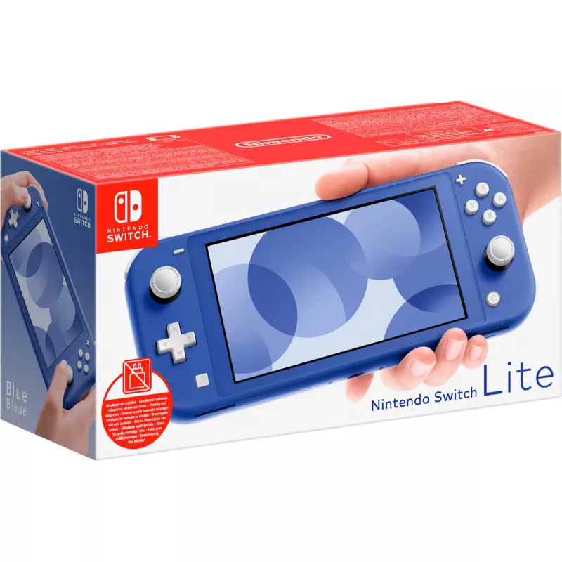 Switch Lite (be maitinimo bloko), žaidimų konsolė mėlyna