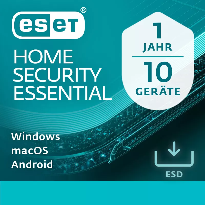 ESET Home Security Essential - 10 vartotojų, 1 metai - ESD-AtsisiuntimasESD