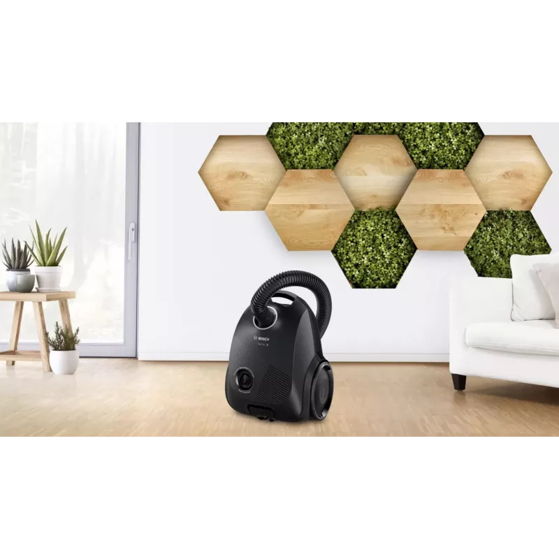 Bosch Serie 2 BGBS2LB1 dulkių siurblys 3,5 L cilindrinis dulkių siurblys sausam valymui 600 W dulkių maišelis