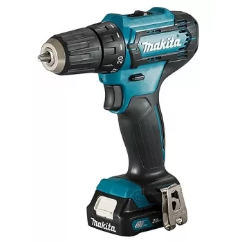 Makita DF333DSAE gręžtuvas 1700 RPM, be rakto, 1,2 kg, juodas, mėlynas