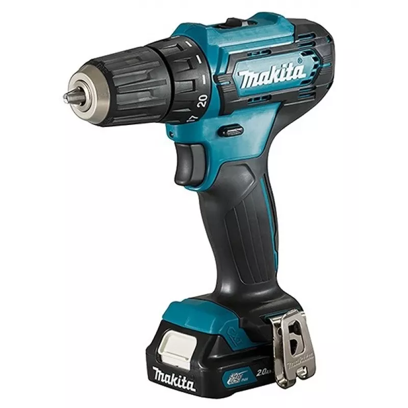 Makita DF333DSAE gręžtuvas 1700 RPM, be rakto, 1,2 kg, juodas, mėlynas
