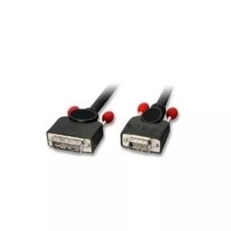 Lindy 3m DVI-A/VGA laidas VGA (D-Sub), juodas