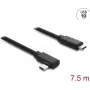 DELOCK aktyvus optinis USB Type-C laidas 10 Gbps, kampinė jungtis–jungtis, 7,5 m