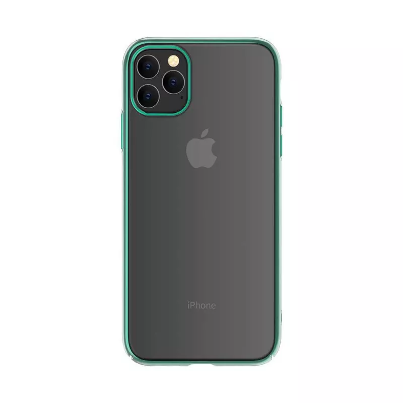Apsauginis kietas dėklas Devia Glimmer serijos, skirtas iPhone 11 Pro, žalias, PC galinė dalis