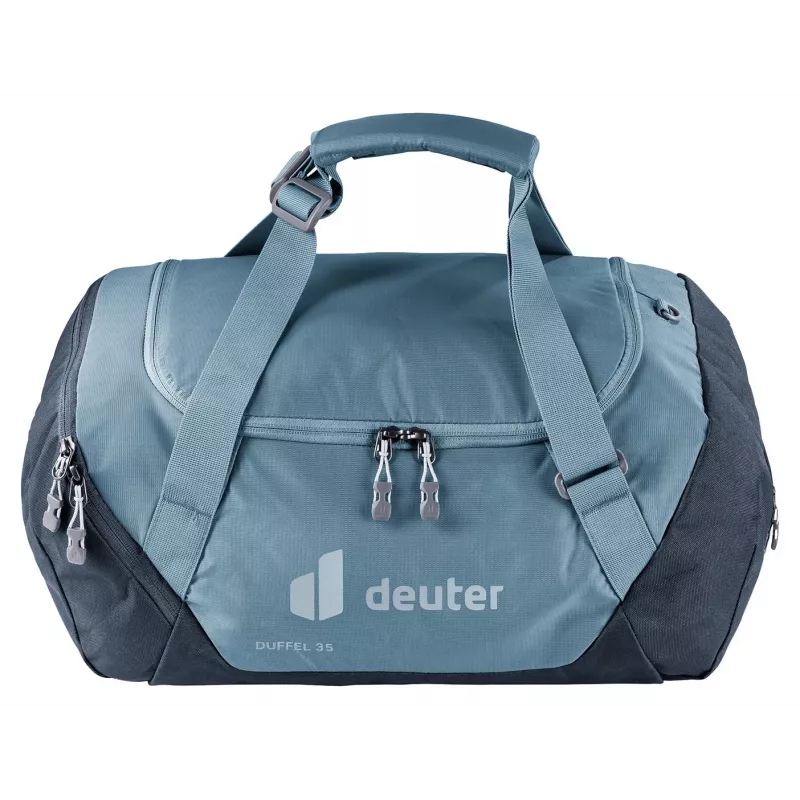 Kelioninis krepšys DEUTER Duffel 35 atlantic-ink — 35 l talpa, vandeniui atsparus dugnas, nešimo rankenos