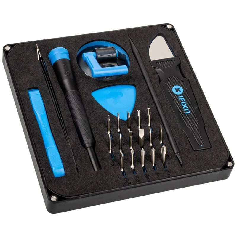 iFixit Essential Electronics Toolkit + sulankstomas Antistatik-Matte