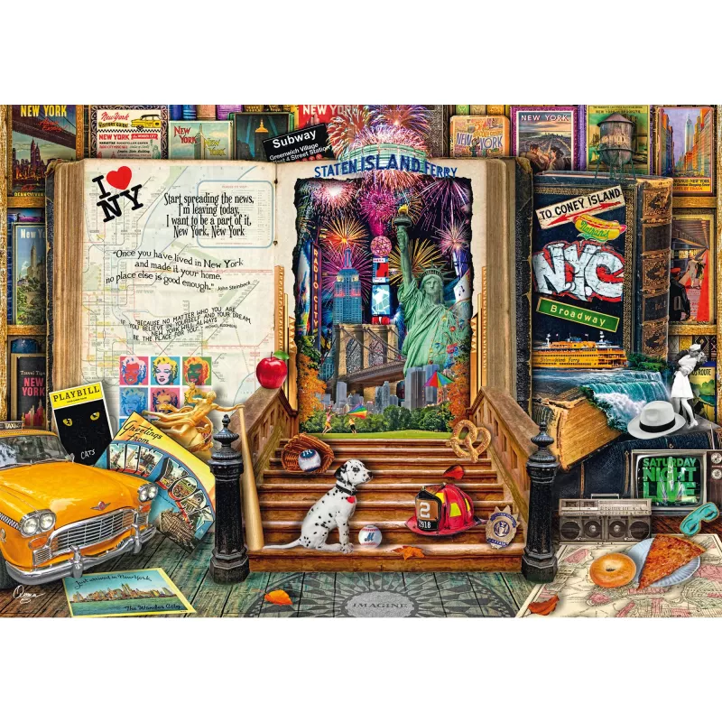 Jigsaw Puzzle schmidt spiele Aimee Stewart: Memories of New York — 1000 detalių