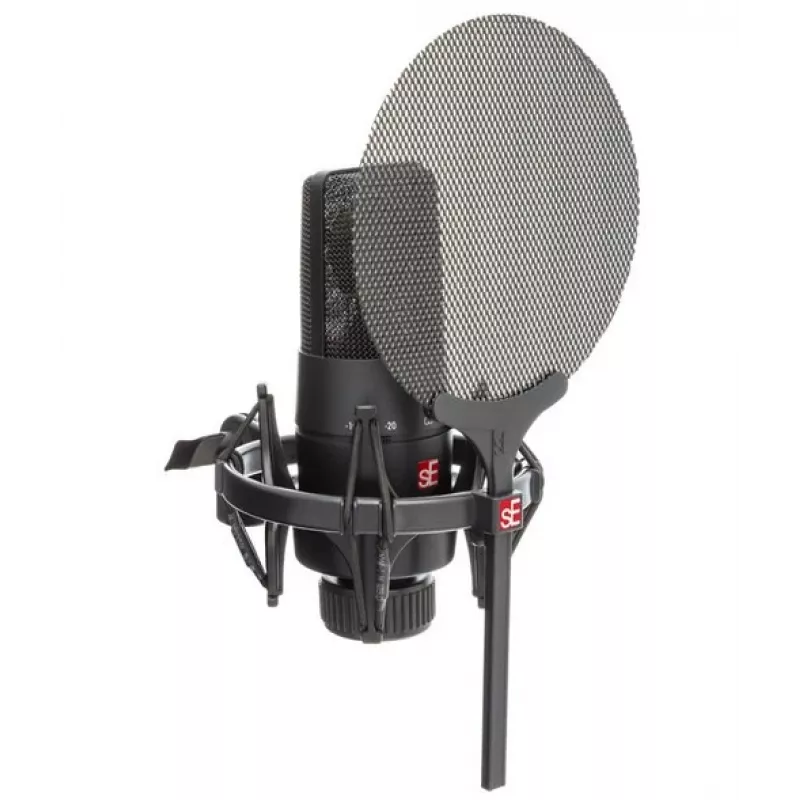 sE Electronics X1 S vokalinis paketas juodas studijos mikrofonas
