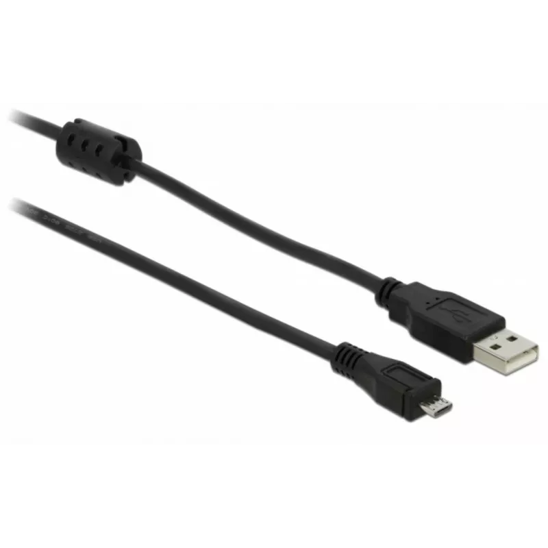 USB laidas DeLOCK 82335 USB 2.0 2 m USB A Micro-USB B Juodas