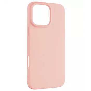 Apsauginis galinis dėklas FIXED, skirtas Apple iPhone 16 Pro Max, gumuota apdaila, rožinis