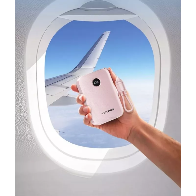 Išorinė baterija Vention FKBL0-C 20000 mAh, 2x USB-C + 1x USB-A, mėlyna