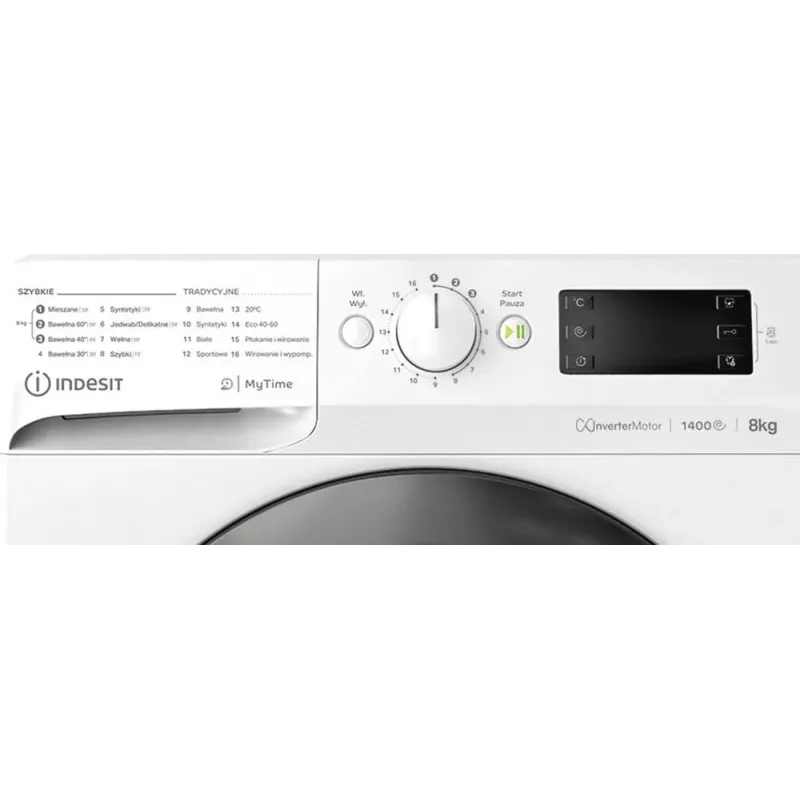 Skalbimo mašina INDESIT MTWE81495WBPL 8 kg, 1400 aps./min., energijos klasė B