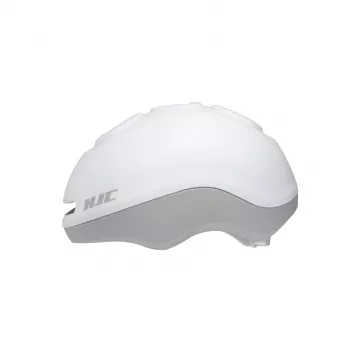 Dviračio šalmas HJC GLEO MT WHITE Pilka — vaikiškas/jaunimo, dydis S, 49–55 cm, 4 ventiliacijos angos, 230 g, magnetinis užsegimas
